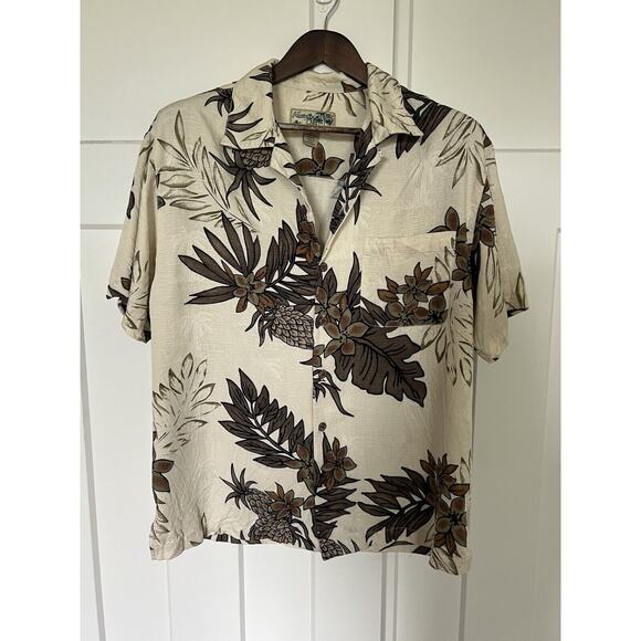 Havana Other - Havana Jack's Cafe Men's Hawaiian Shirt Size Large Tropical Print